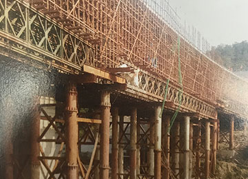 盛天建筑为重庆轨道交通十号线建设提供钢支撑材料